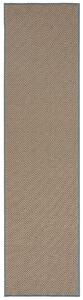 Flair Rugs, Běhoun Geometric Jute Blue, 60x230, béžová, chodba / předsíň