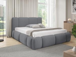 Čalouněná postel s úložným prostorem Kirasti Boucle, Rozměr postele: 180 x 200 cm, Barva:: Lambi 12 5903211521386