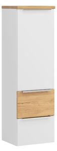 MIDI SKŘÍŇKA, bílá, divoký dub, 40/130/35 cm Held - Koupelnové série, Online Only