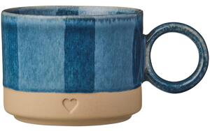 Hrnek s uchem Heart Blue 290 ml Ib Laursen