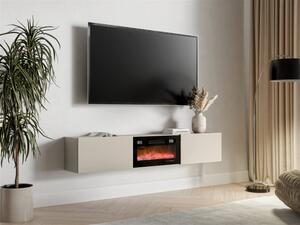 TV stolek/skříňka s krbem Sodinke 180 EF, Barva: kašmír 5903211521454