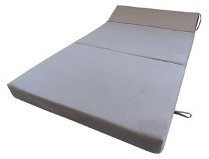 Skládací matrace pro hosty BEDDIO 120x200 - hnědá