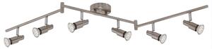 BRILONER Bodové svítidlo 120 cm 6xGU10 18W 1680lm matný nikl BRI 2907-062