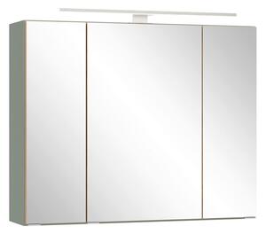 ZRCADLOVÁ SKŘÍŇKA, divoký dub, rákosová zelená, 80/64/20 cm Held - Koupelnové série, Online Only