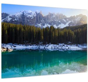 Obraz - Jezero Karersee (70x50 cm)