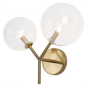Maxlight W0254 Nástěnné svítidlo LOLLIPOP zlaté + čiré sklo