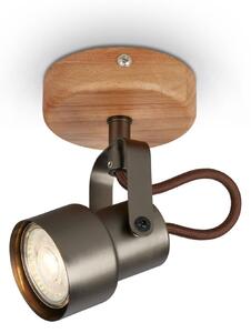 BRILONER Bodové svítidlo pr. 9 cm 1xGU10 5W 460lm antická šedá BRILO 2872-015