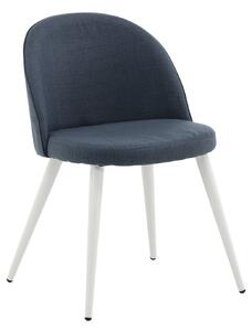 Jídelní židle Velvet, 2ks, modrá, S50xD57xV76,5