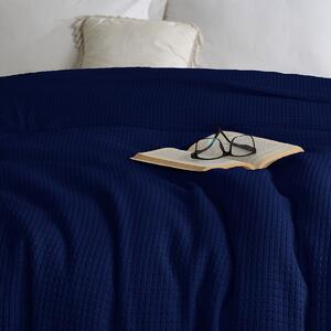 Bavlněný přehoz na postel Claire navy, 220 x 240 cm
