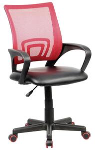 Otočná Židle Offal Červeno-Černá
