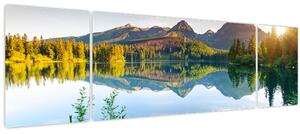 Obraz - Jezero (170x50 cm)