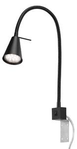 BRILONER Flexibilní nástěnné svítidlo 40,3 cm 1xGU10 5W 400lm černá BRI 2080-015