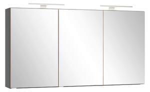 ZRCADLOVÁ SKŘÍŇKA, bílá, šedá, 120/64/20 cm Held - Koupelnové série, Online Only