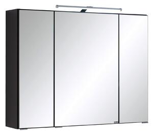 ZRCADLOVÁ SKŘÍŇKA, barvy grafitu, 80/64/20 cm Held - Koupelnové série, Online Only