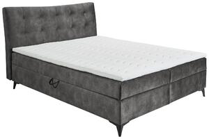 AMERICKÁ POSTEL, 180/200 cm, antracitová MID.YOU - Postele s úložným prostorem, Online Only