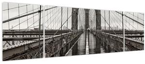 Obraz - Brooklynský most (170x50 cm)