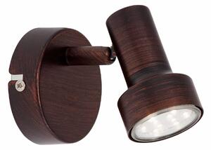 BRI 2843-011 Bodové svítidlo pr. 8 cm 1xGU10 3W 250lm antická měď - BRILONER
