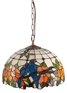 Brilagi - Tiffany vitrážový lustr na řetězu JUNGLE 1xE27/60W/230V pr. 40 cm