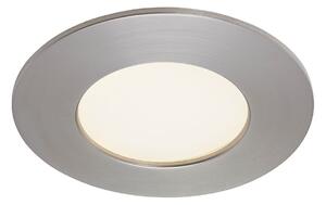 BRI 7103-432 3ks sada LED vestavné svítidlo, pr. 8,5 cm, 5 W, matný nikl - BRILONER