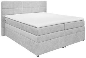 POSTEL BOXSPRING, 180/200 cm, barvy stříbra MID.YOU - Postele s úložným prostorem, Online Only