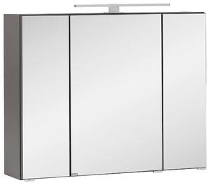 ZRCADLOVÁ SKŘÍŇKA, barvy grafitu, barvy grafitu, 80/64/20 cm Held - Koupelnové série, Online Only