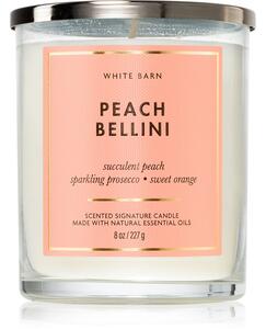 Bath & Body Works Peach Bellini vonná svíčka 227 g