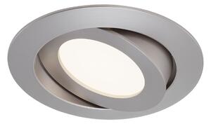 BRI 7283-012 LED vestavné svítidlo, pr. 10,6 cm, 6 W, matný nikl - BRILONER