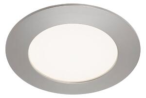 BRI 7284-012 LED vestavné svítidlo, pr. 12 cm, 7 W, matný nikl - BRILONER