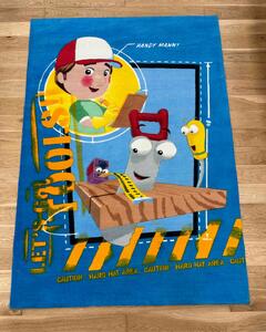Kusový koberec Disney Handy Manny 802 - modrý - 140x200 cm