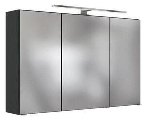 ZRCADLOVÁ SKŘÍŇKA, šedá, 100/64/20 cm Held - Koupelnové série, Online Only
