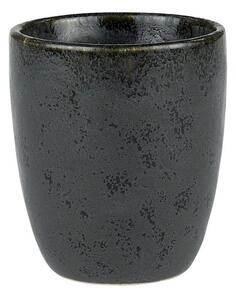 Černý kameninový hrnek bez ucha na espresso Bitz Mensa