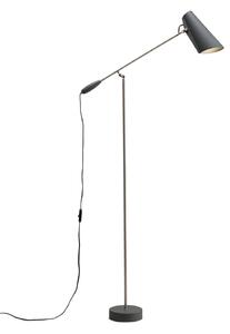 Stojací Lampa Northern, Birdy, Šedá, Obývací pokoj, Kov, Design