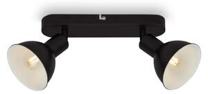 BRILO 2674-025 Bodové svítidlo 27 cm 2x E14 max. 25W černá - BRILO