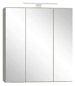 ZRCADLOVÁ SKŘÍŇKA, rákosová zelená, rákosová zelená, 60/64/20 cm Held - Koupelnové série, Online Only