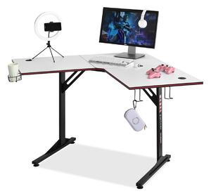 HezkýNábytek.cz PC stolek Matts C (bílá + černá). 1109784