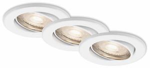 BRI 7147-036 3ks LED vestavné svítidlo, pr. 8,6 cm, 5 W, bílé - BRILONER