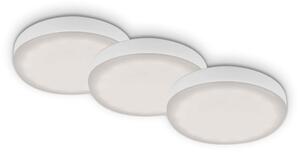 BRI 7061-436 3ks sada LED vestavné svítidlo, pr. 7,5 cm, 3 W, 350 lm, bílé - BRILONER