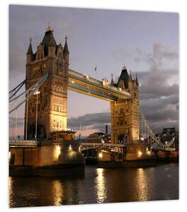 Obraz - Tower Bridge v noci (30x30 cm)