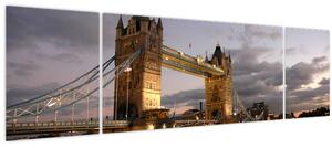 Obraz - Tower Bridge v noci (170x50 cm)