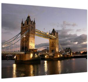 Obraz - Tower Bridge v noci (70x50 cm)