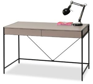 HezkýNábytek.cz PC stolek Unica (béžová + černá). 1109849