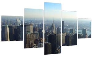 Obraz - Manhatten ve dne (125x70 cm)