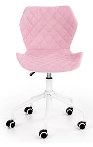 Kancelářská židle Quiz růžová/bílá
