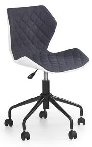 Kvíz Černá šedá/bílá kancelářská židle