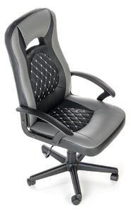 Kancelářská židle Nascar šedá/černá