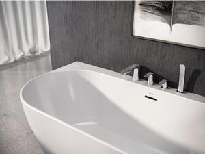 Ravak Flat Čtyřotvorová baterie na okraj vany, chrom FL026.00 X070120