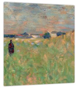 Obraz - Georges Seurat, A Summer Landscape, reprodukce (30x30 cm)