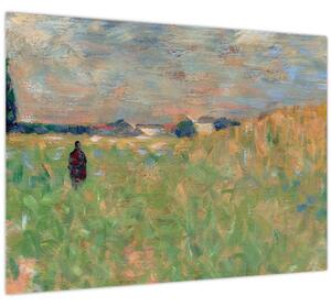 Obraz - Georges Seurat, A Summer Landscape, reprodukce (70x50 cm)