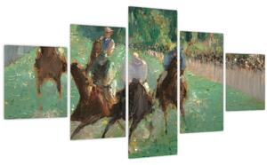 Obraz - Edouard Manet, At the Races, reprodukce (125x70 cm)