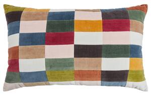 CHECKER VELVET Polštář 40 x 70 cm - mix barev
